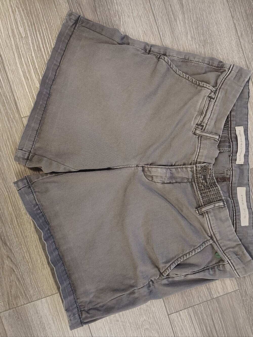 Pilcro and the Letterpress Gray Cotton Waistband Shorts Woman's 29 - Picture 4 of 9